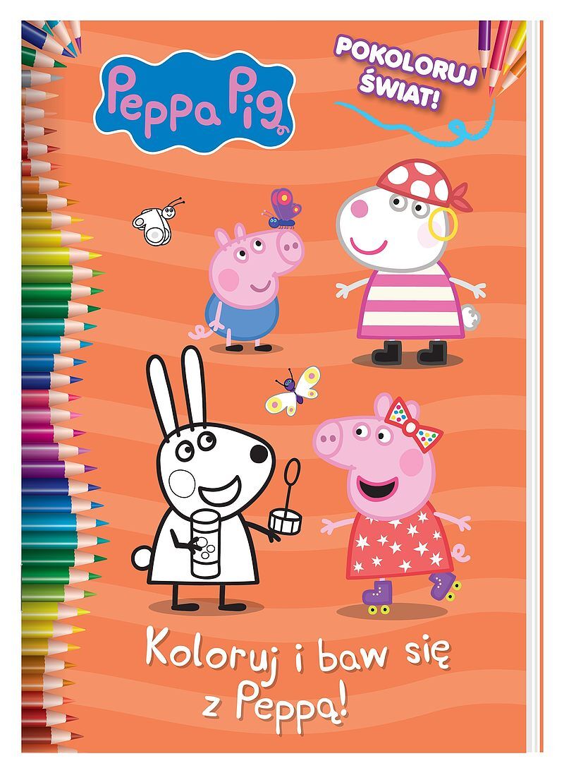 Peppa Pig. Pokoloruj świat. Koloruj i baw się z Peppą