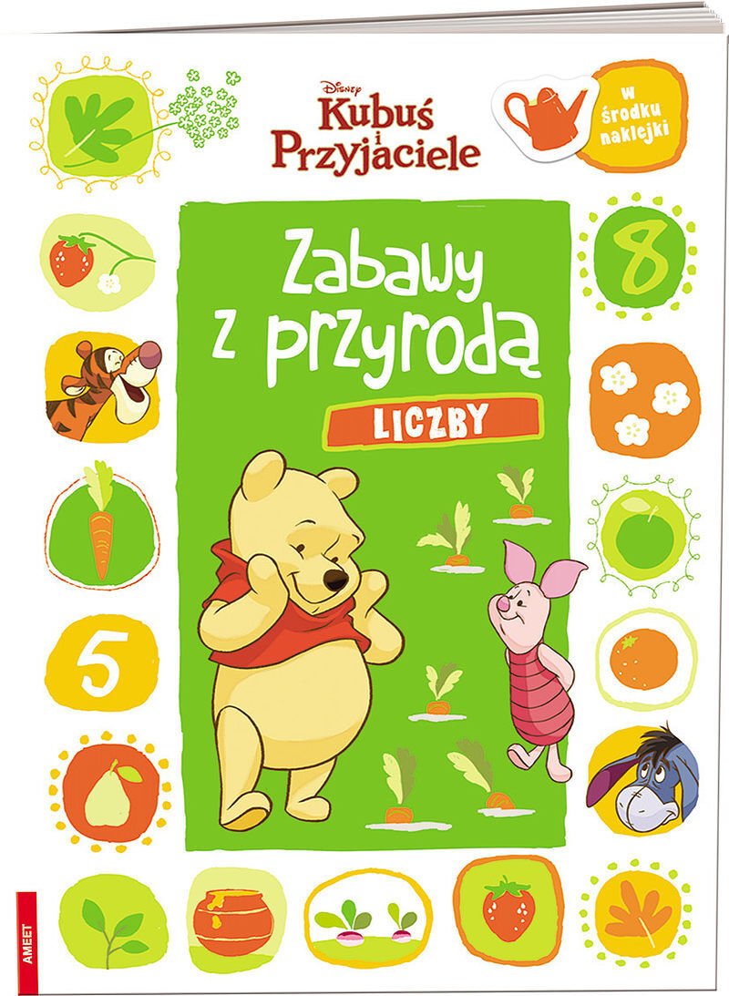 Disney kubuś i przyjaciele zabawy z przyrodą liczby zp-9101