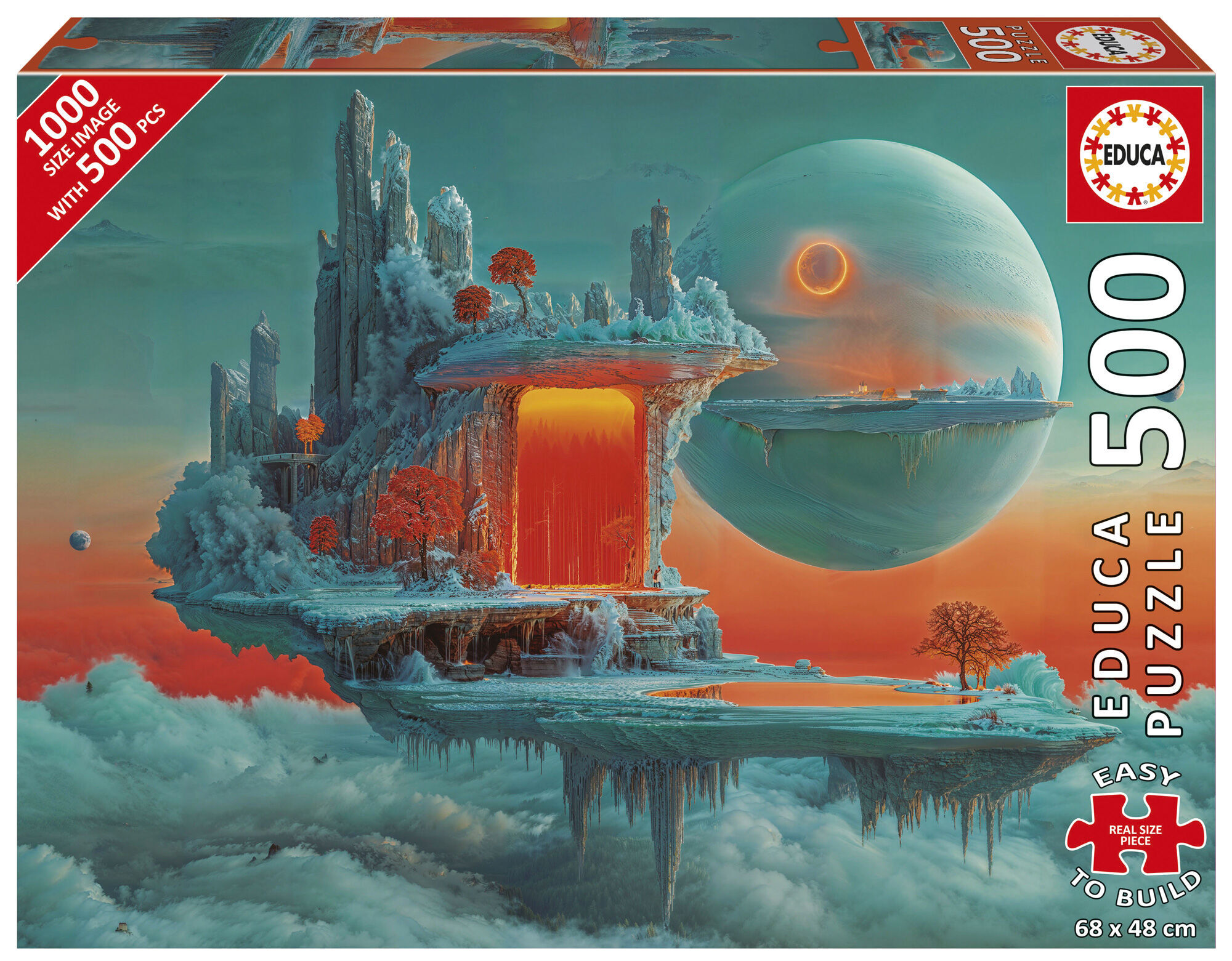 Puzzle 500 Planeta ognia i lodu 113455