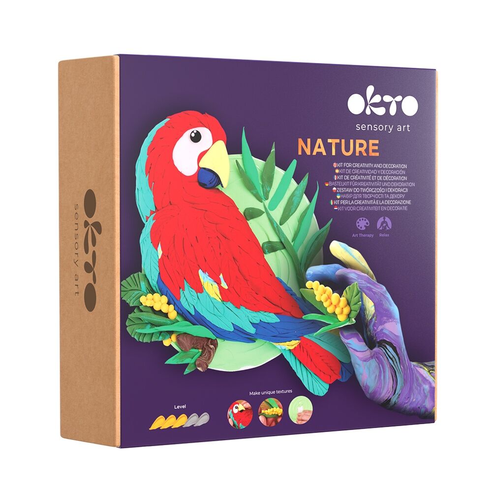 Zestaw kreatywny do modelowania 3D Natura Papuga Ara