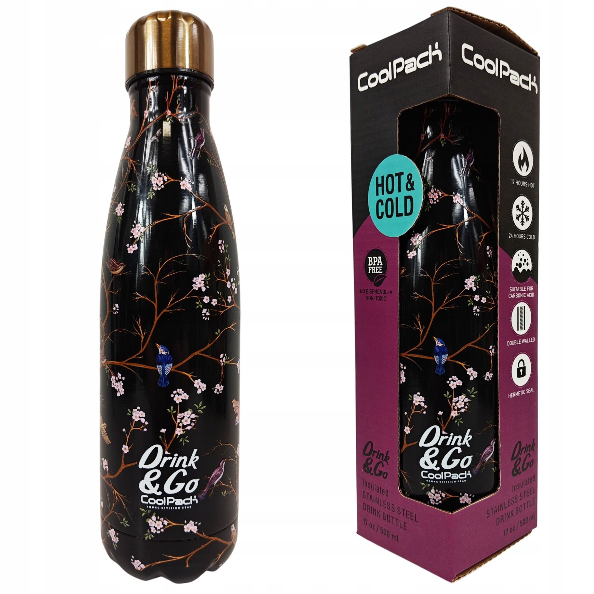 Bidon metalowy 500ml Coolpack Vilnius