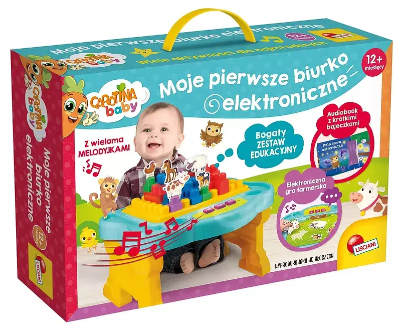 Lisciani Carotina Baby Moje pierwsze biurko elektroniczne