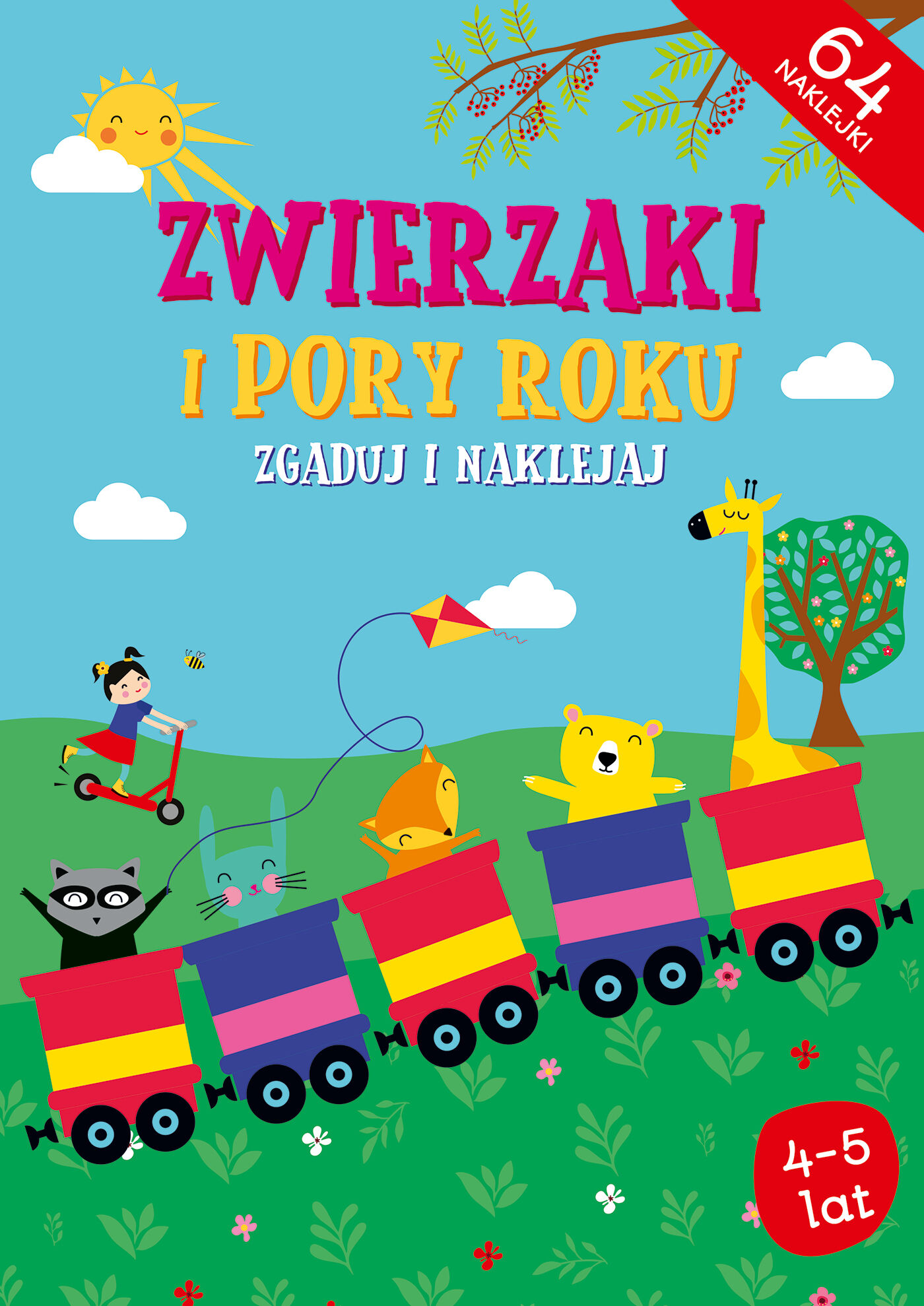 Zgaduj i naklejaj - Zwierzaki i Pory roku