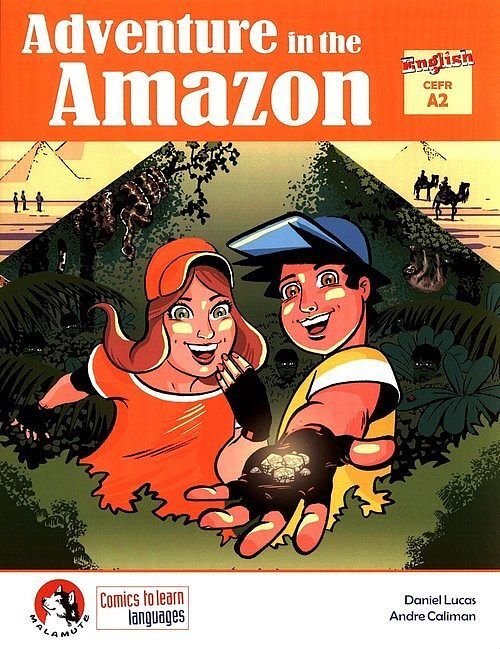 Adventure in the Amazon A2 Comics to learn languages