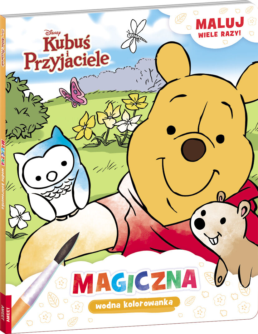 Disney Kubuś i przyjaciele. Magiczna wodna kolorowanka