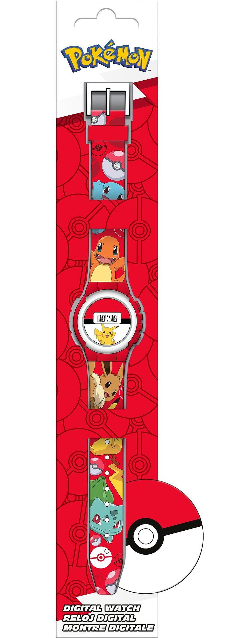 Zegarek cyfrowy pokemon ke02 eco pok4374