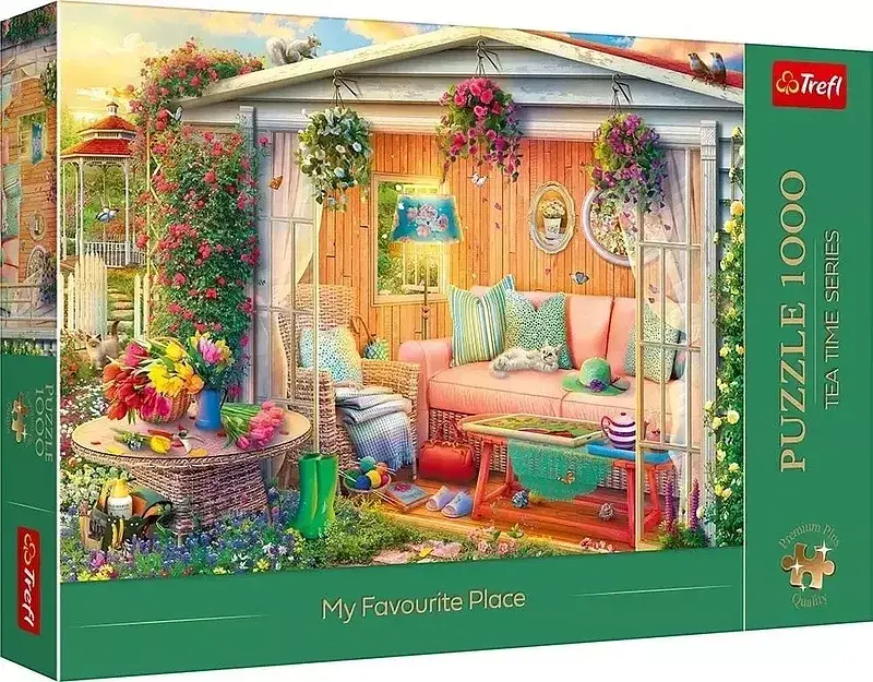Puzzle Premium Plus Quality Tea Time: Moje ulubione miejsce 1000