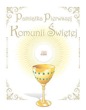 Pamiątka Pierwszej Komunii Świętej