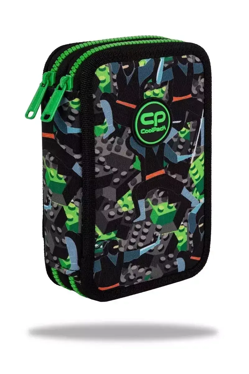 Piórnik 2-komorowy z wyposażeniem coolpack jumper 2 kids from the block
