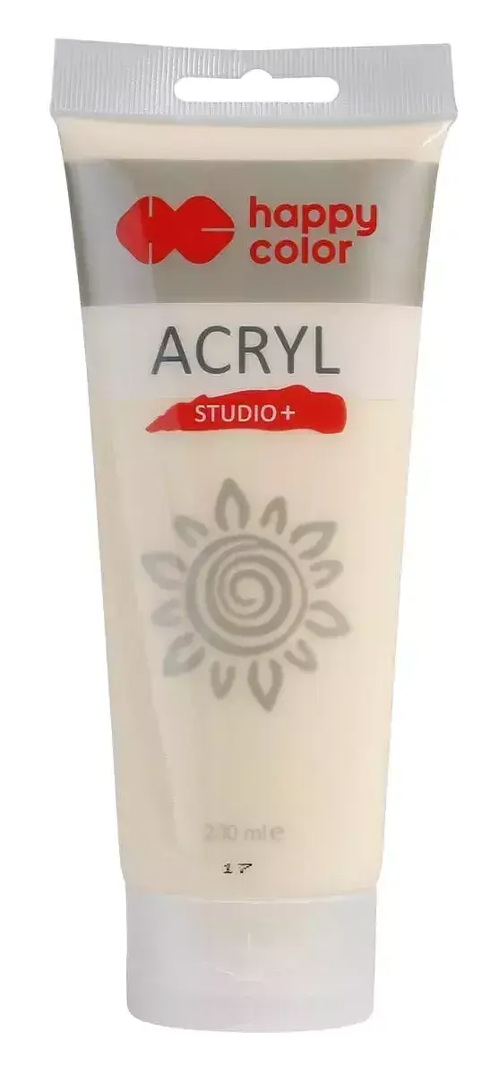 Farba akrylowa studio 200 ml ivory happy color
