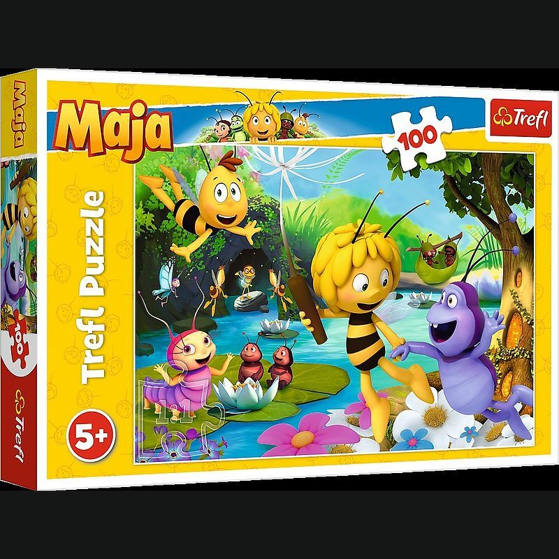Puzzle 100 pszczółka maja i przyjaciele 16361