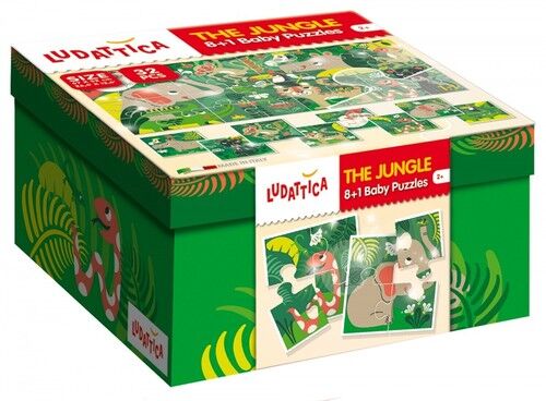 Ludattica Puzzle 8+1 Baby Puzzle The Jungle 32