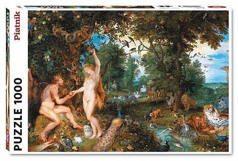 Puzzle 1000 brueghel i rubens raj i grzech