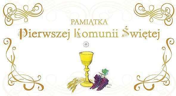 Pamiątka pierwszej komunii świętej