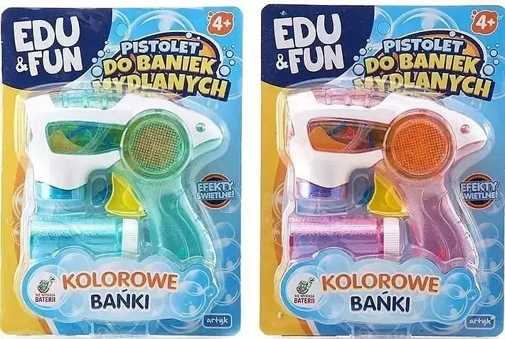 Pistolet do robienia baniek mydlanych sportox kids 1szt. Mix