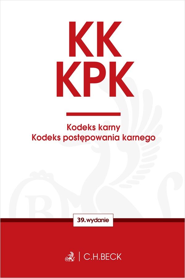 Kodeks karny. Kodeks postępowania karnego. Edycja prokuratorska wyd. 39