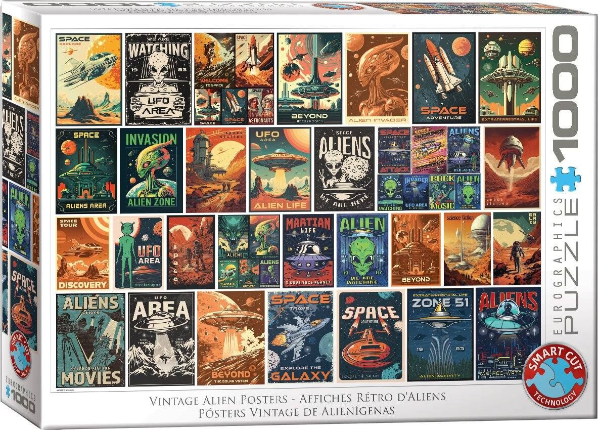 Puzzle 1000 Alien Invasion Collage 6000-5927