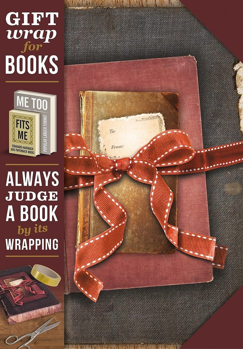 Papier do książki gift wrap vintage books if