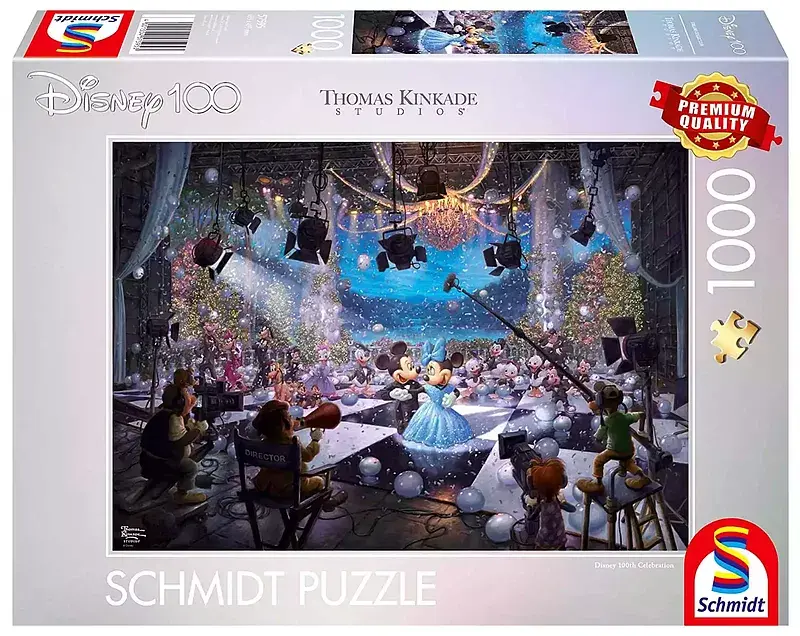 Puzzle 1000 pq t. Kinkade 100 lat disneya jubileuszowy taniec disney 111743