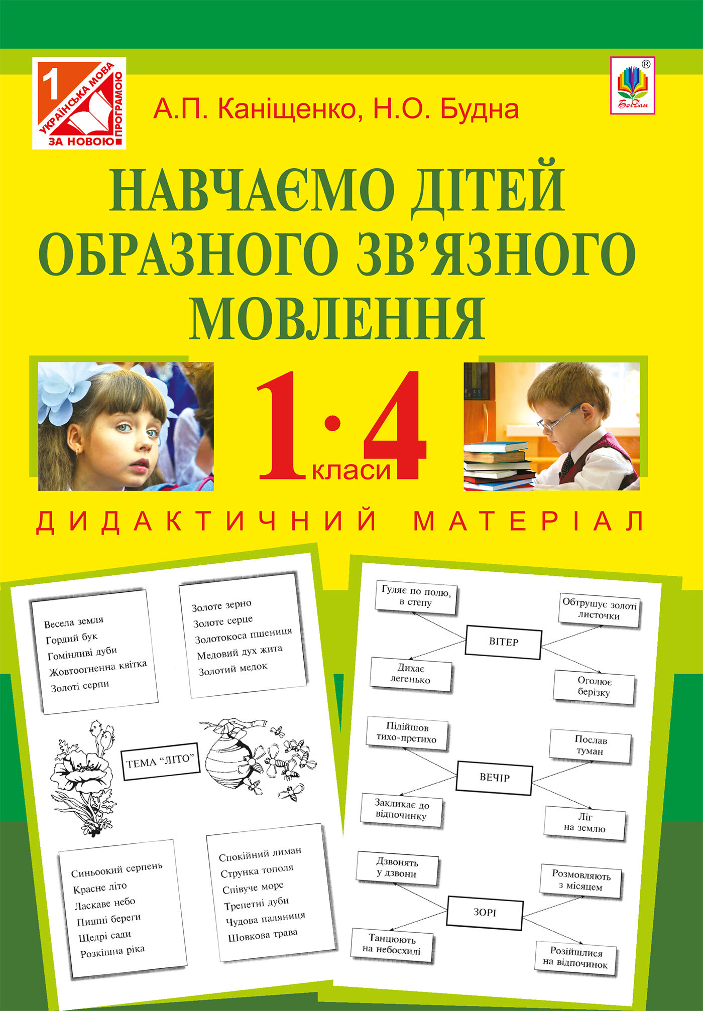 Навчаємо дітей образного зв’язного мовлення : 1-4 кл. : дидактичний матеріал (e-book)