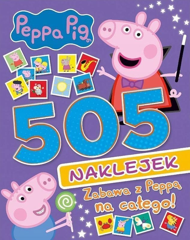 Peppa Pig 505 naklejek cz. 2 Zabawa z Peppą na całego