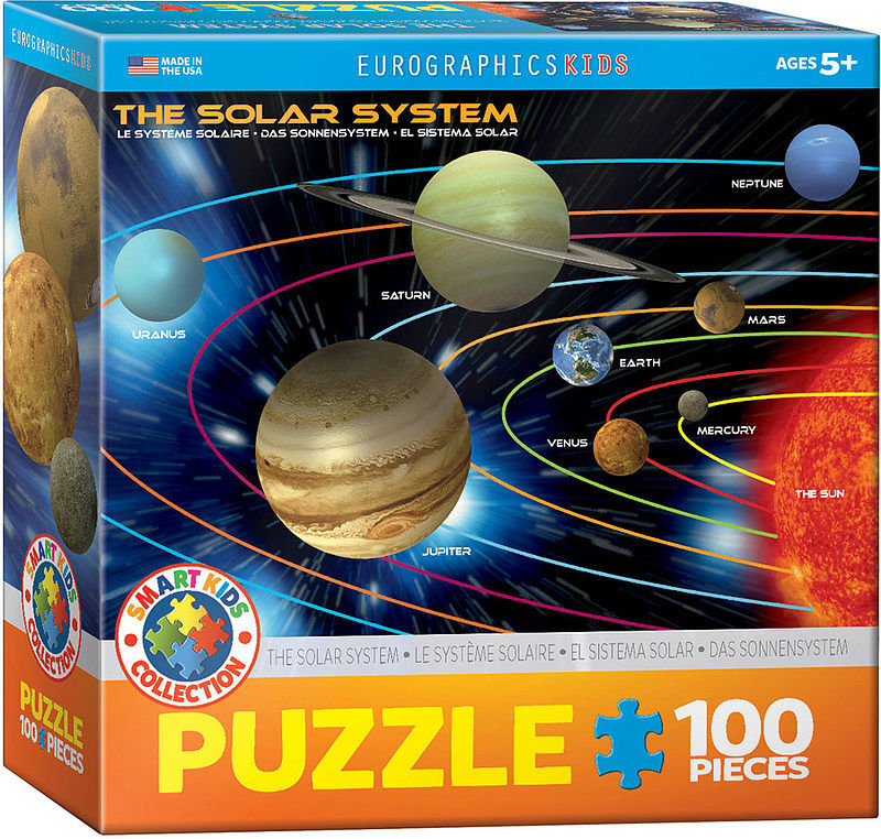 Puzzle 100 smartkids the solar system 6100-1009