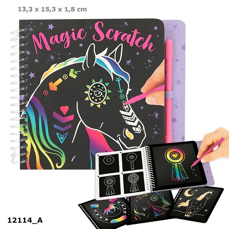 Zestaw kreatywny mini magic scratch miss melody 12114a