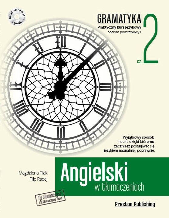 Angielski w tłumaczeniach. Gramatyka 2. Poziom A2 + CD