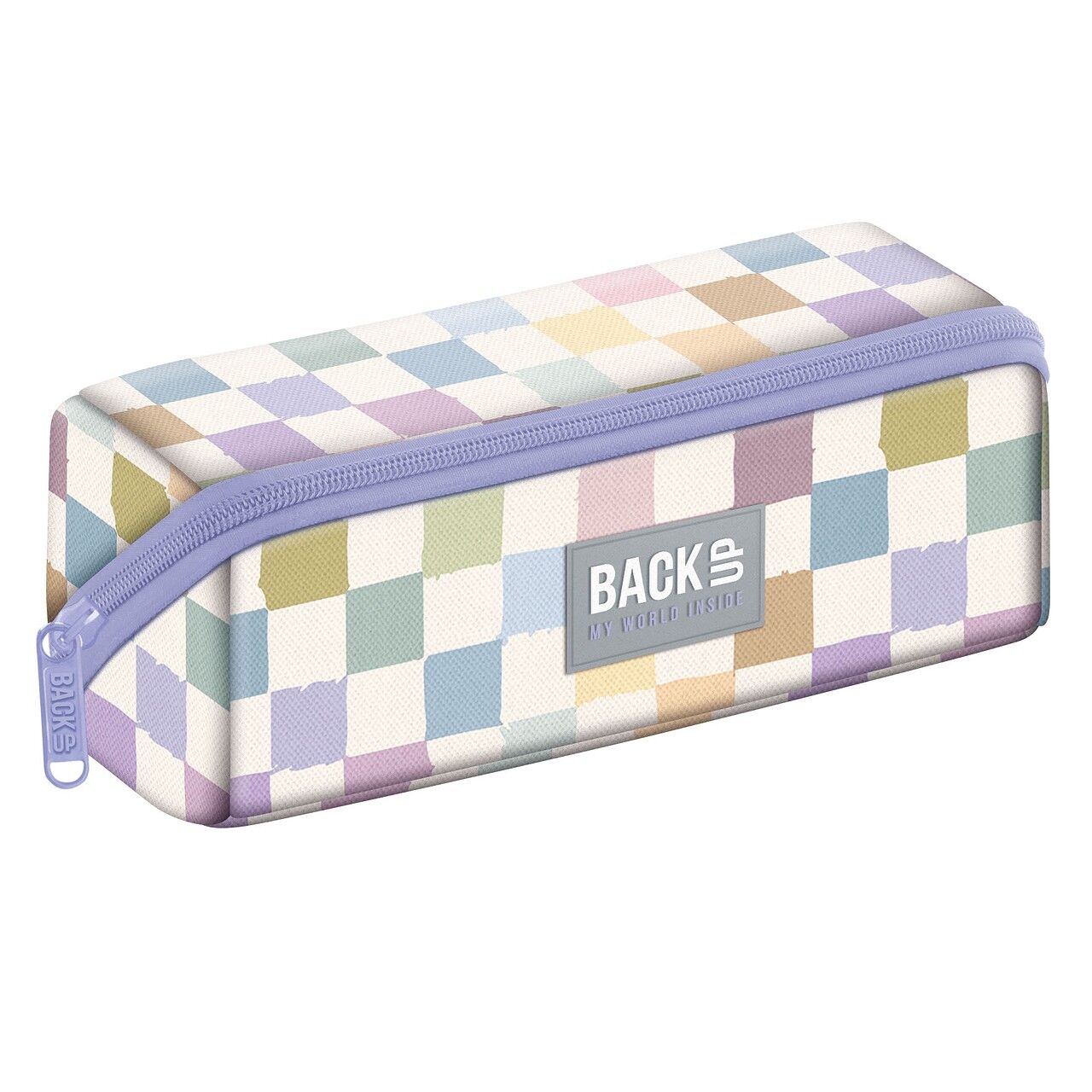 Piórnik saszetka Backup Pastelowa Kratka PB8K01