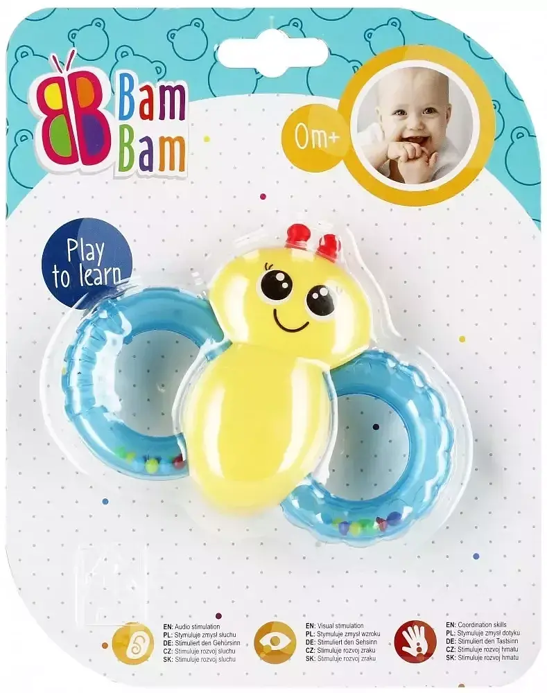 Grzechotka pszczółka bambam