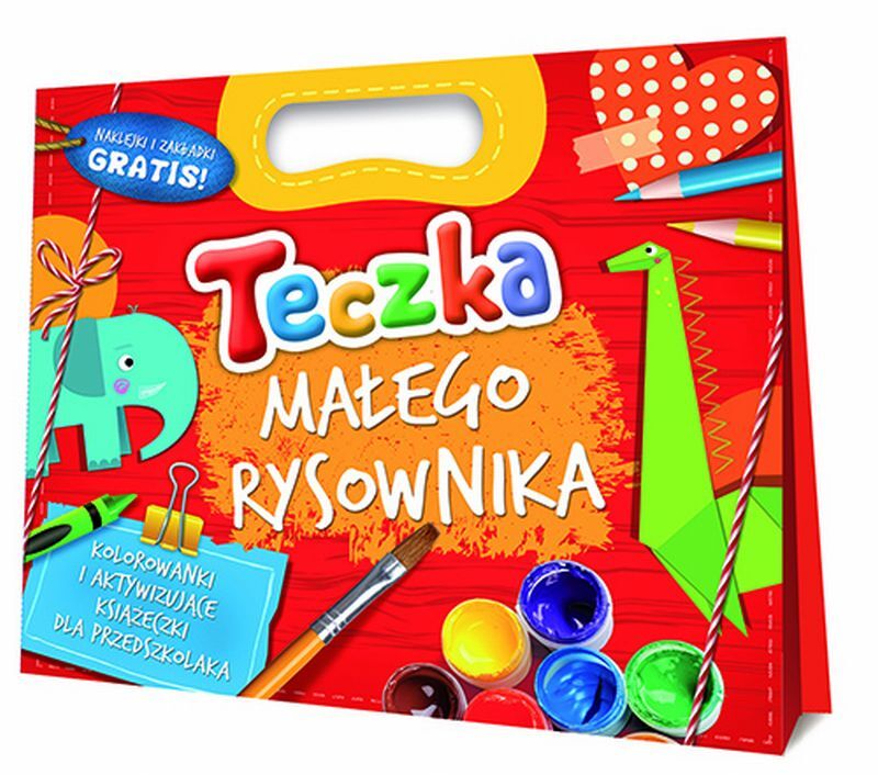 Teczka małego rysownika. Kolorowanki i aktywizujące książeczki dla przedszkolaka