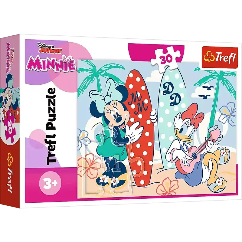 Puzzle 30 Disney Junior Kolorowa Minnie