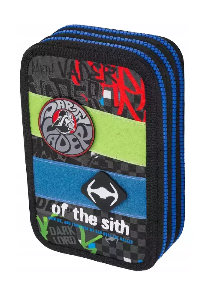 Piórnik 3-komorowy z wyposażeniem coolpack disney core  jumper 3 star wars