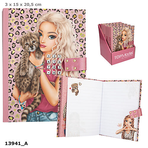 Pamiętnik na kod Top Model Leo Heart  grający BEST FRIENDS 13941A