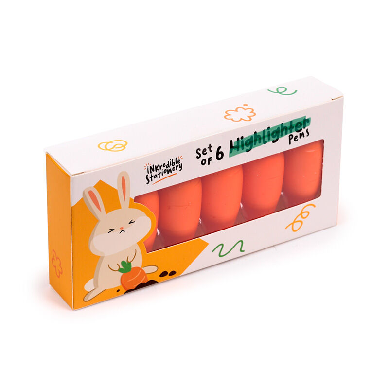 Zakreślacz Carrot 6 sztuk STA398
