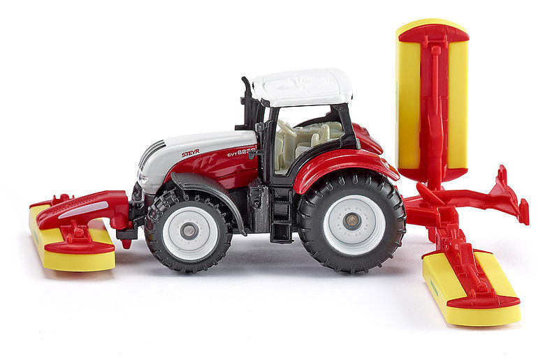 Traktor steyr z kosiarką siku 16 s1672