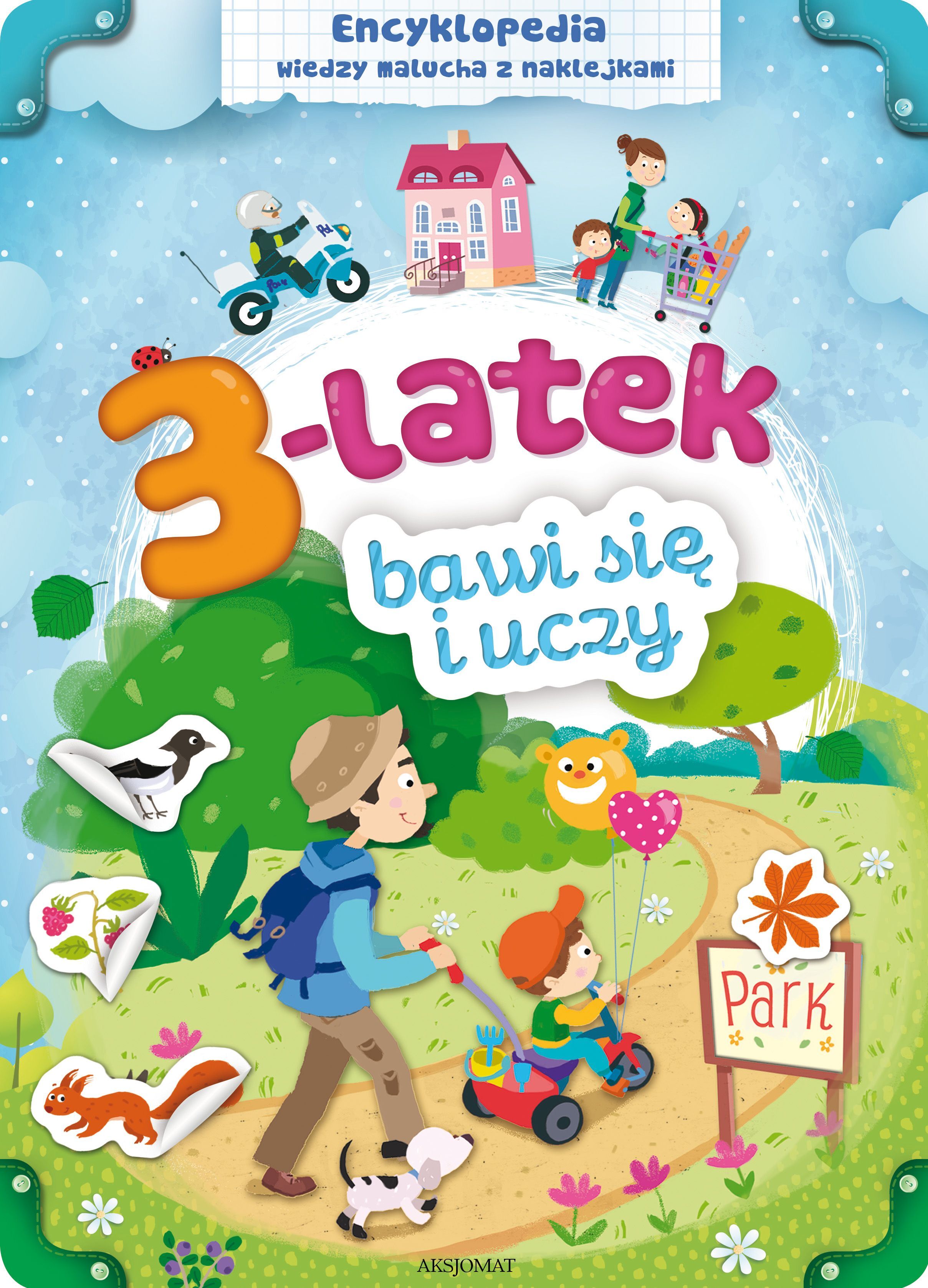3-latek bawi się i uczy. Encyklopedia wiedzy malucha