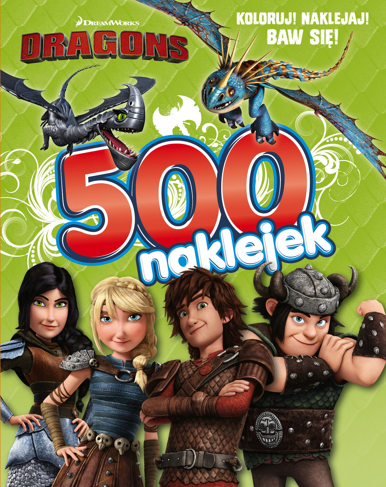 Dragons 500 naklejek