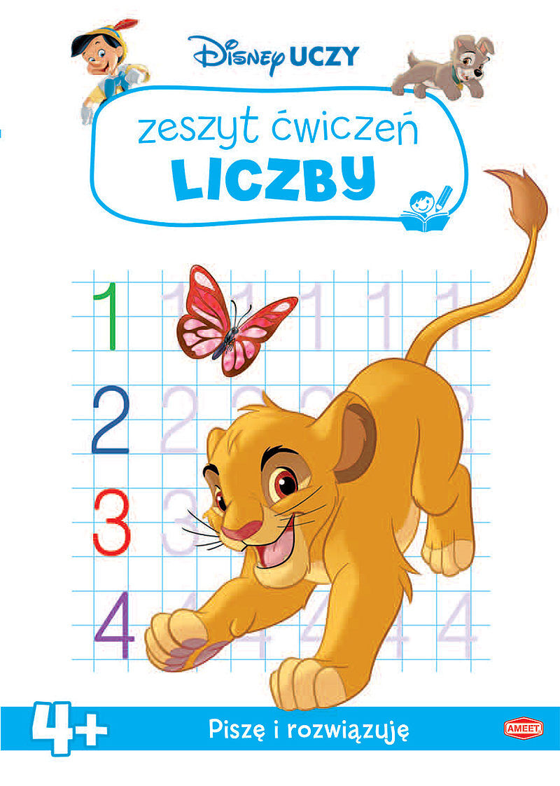Disney uczy classic zeszyt ćwiczeń. Liczby udz-9304
