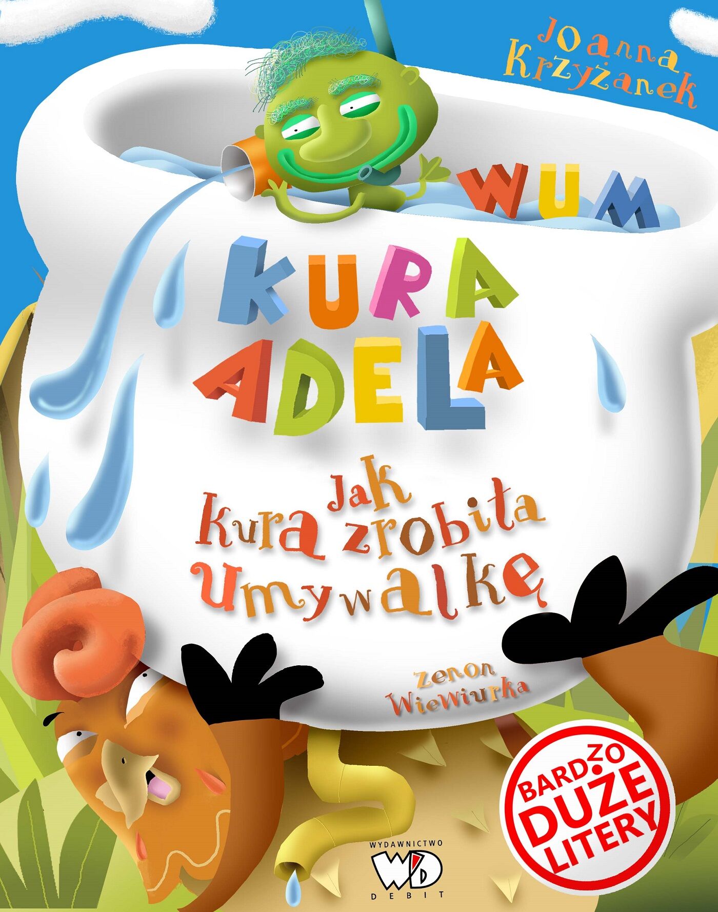 Kura Adela. Jak kura zrobiła umywalkę