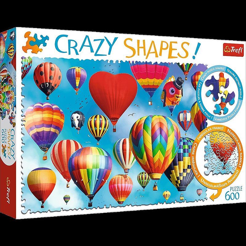 Puzzle 600 crazy shapes kolorowe balony 11112
