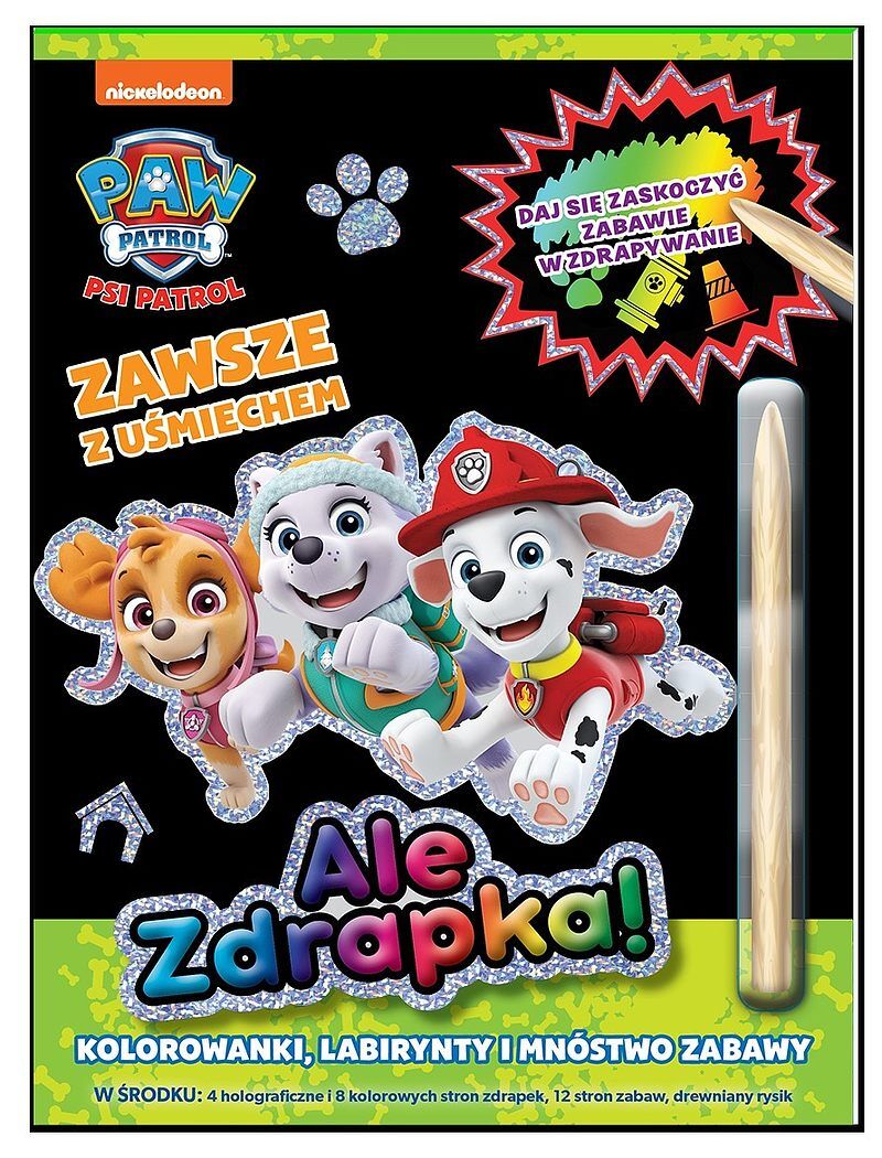 Psi Patrol Ale zdrapka! Zawsze z uśmiechem