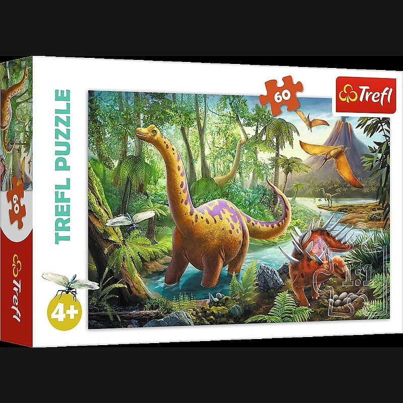 Puzzle 60 wędrówka dinozaurów 17319