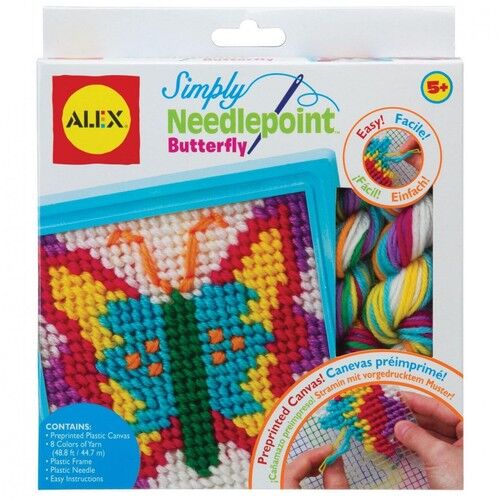 Proste hafty Motyl
