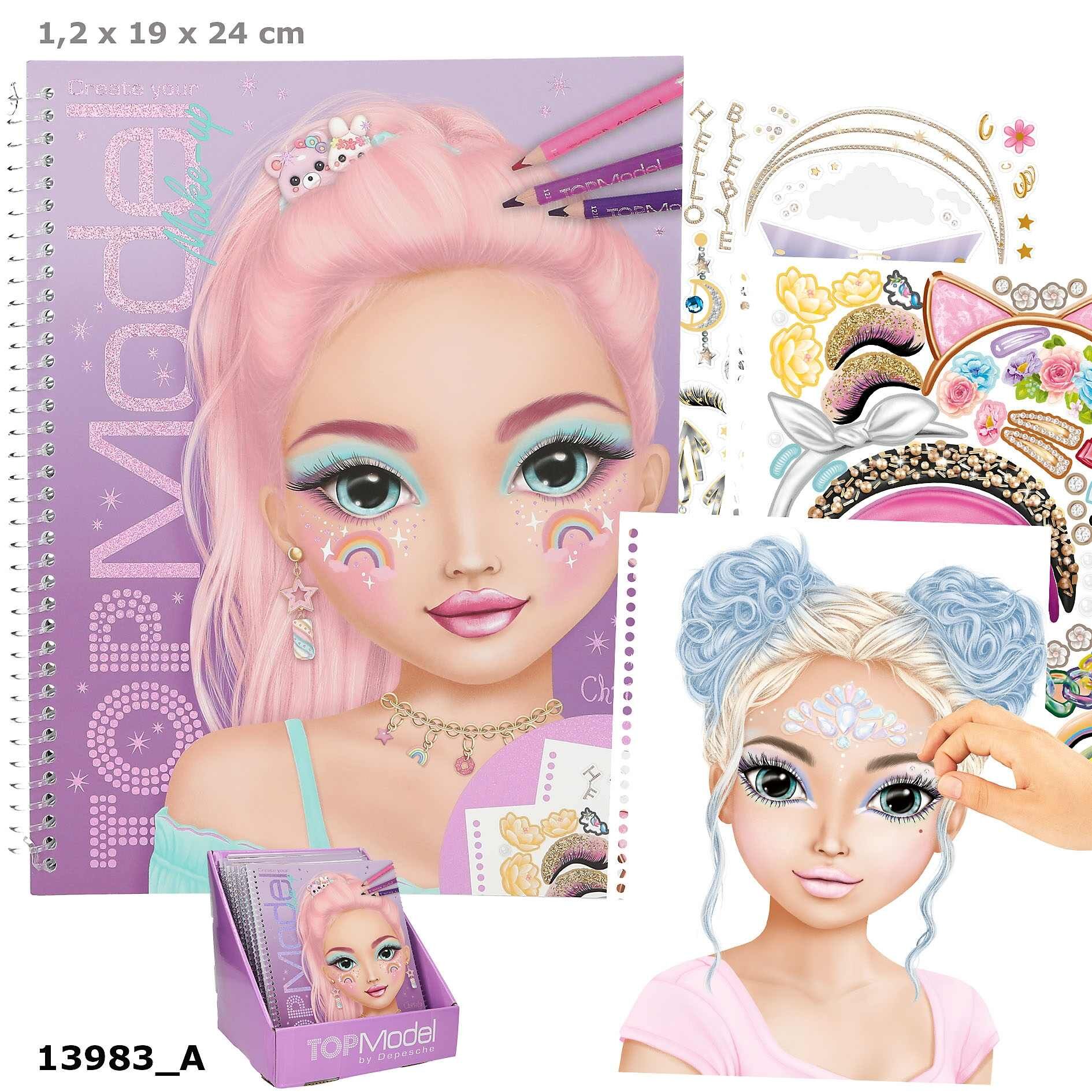 Kolorowanka Top Model Make Up 13983A
