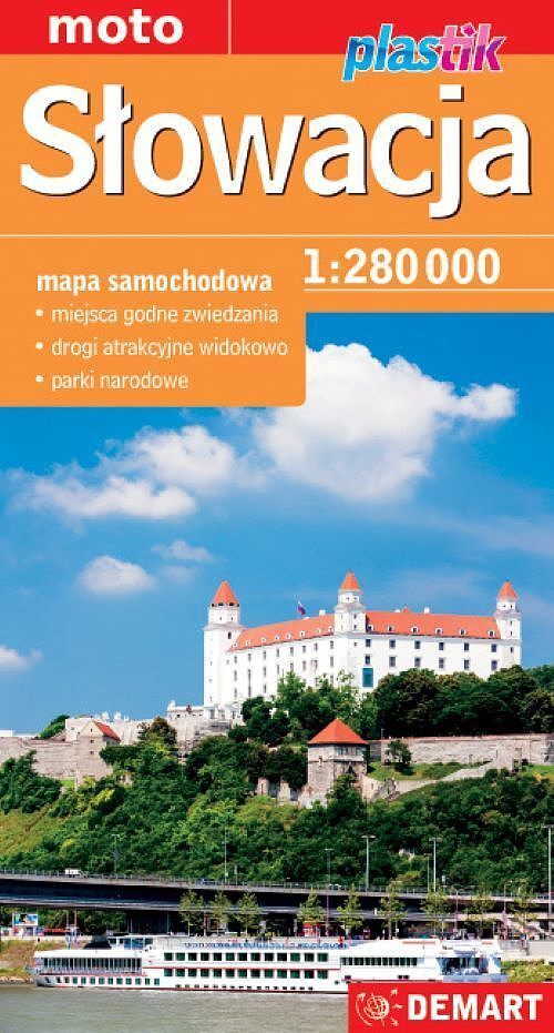 Słowacja. Mapa samochodowa Plastik w skali 1:280 000