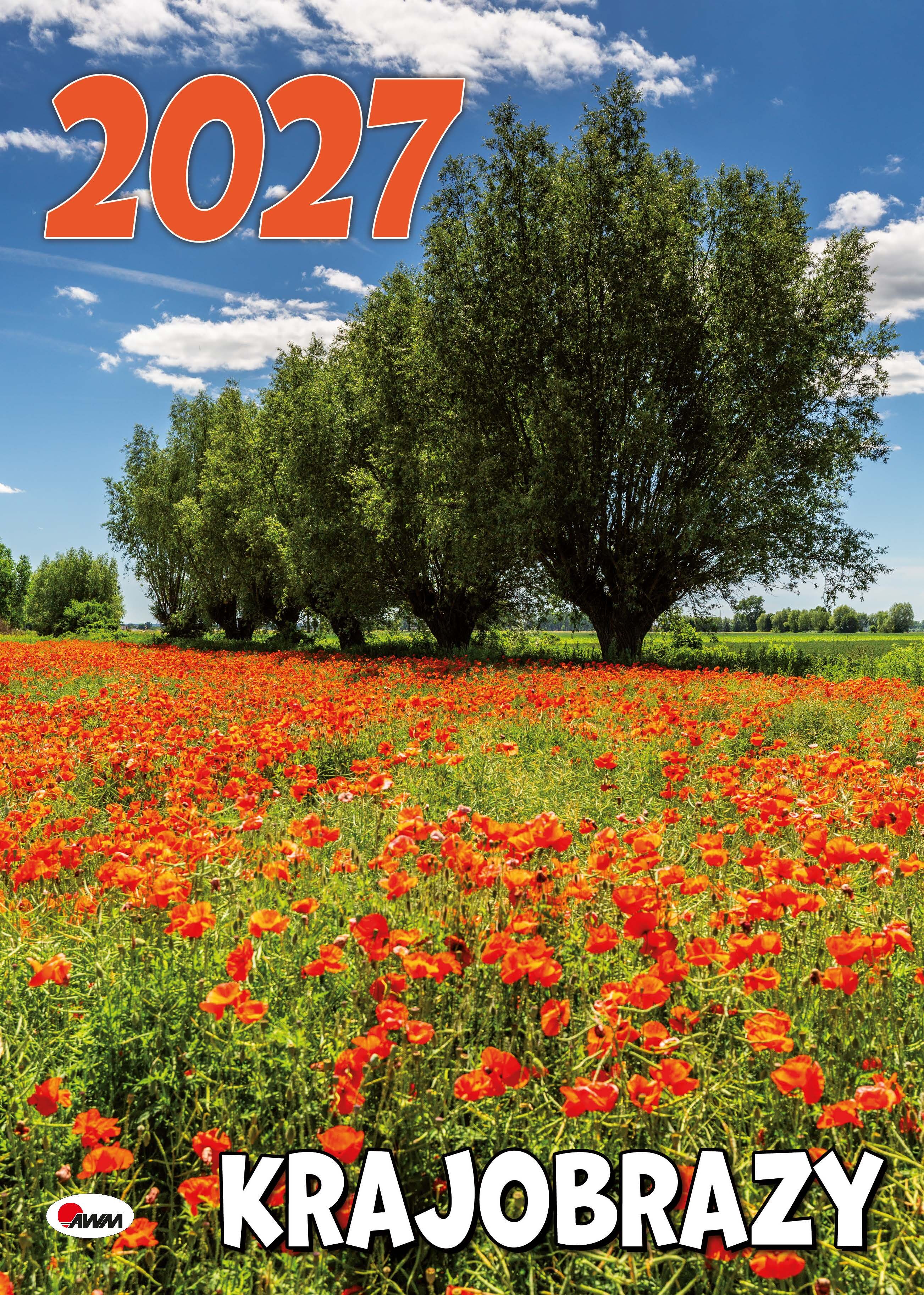 Kalendarz 2027 ścienny Krajobrazy SM1