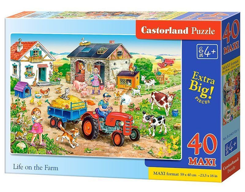 Puzzle Maxi Life on the Farm 40