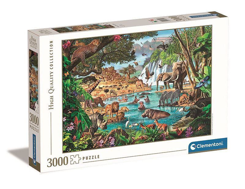 Puzzle 3000 hq african waterhole 33551