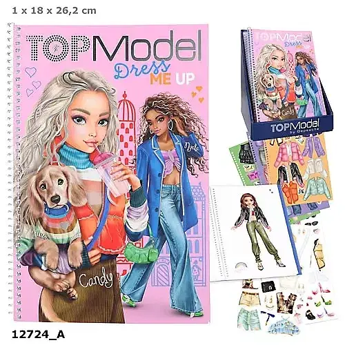 Zestaw dress me up big top model z naklejkami 12724a